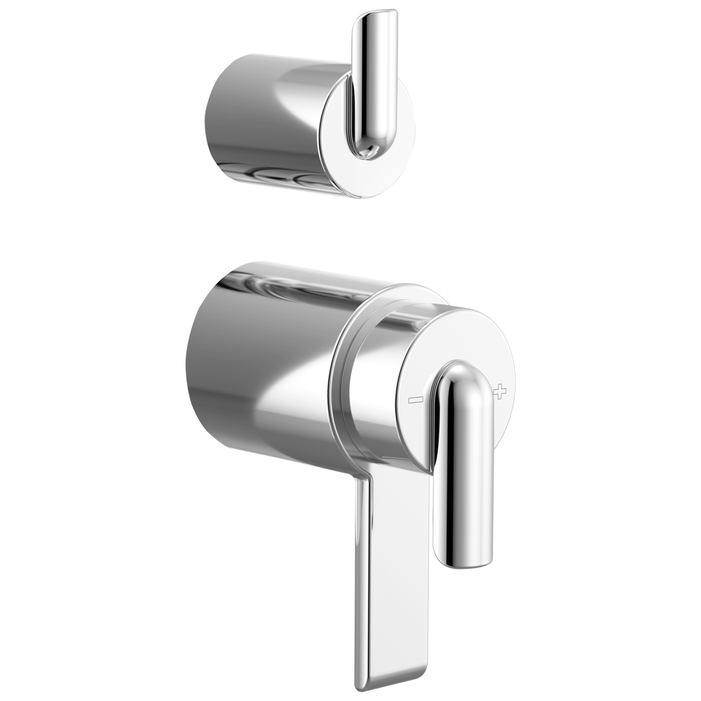Brizo Roccesco HL75111 TempAssure Thermostatic Valve With Integrated Diverter Bent Lever Handle Kit - Chrome