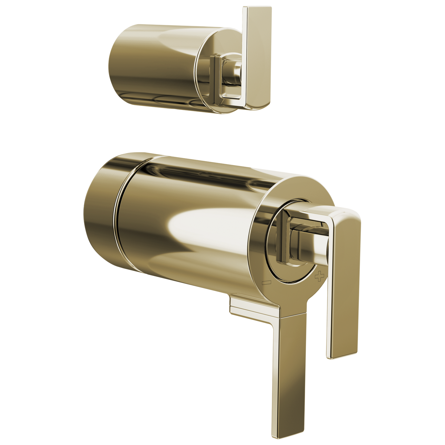 Brizo Frank Lloyd Wright HL7599 TempAssure Thermostatic Valve with Integrated Diverter Trim Gap Lever Handle Kit - Polished Nickel