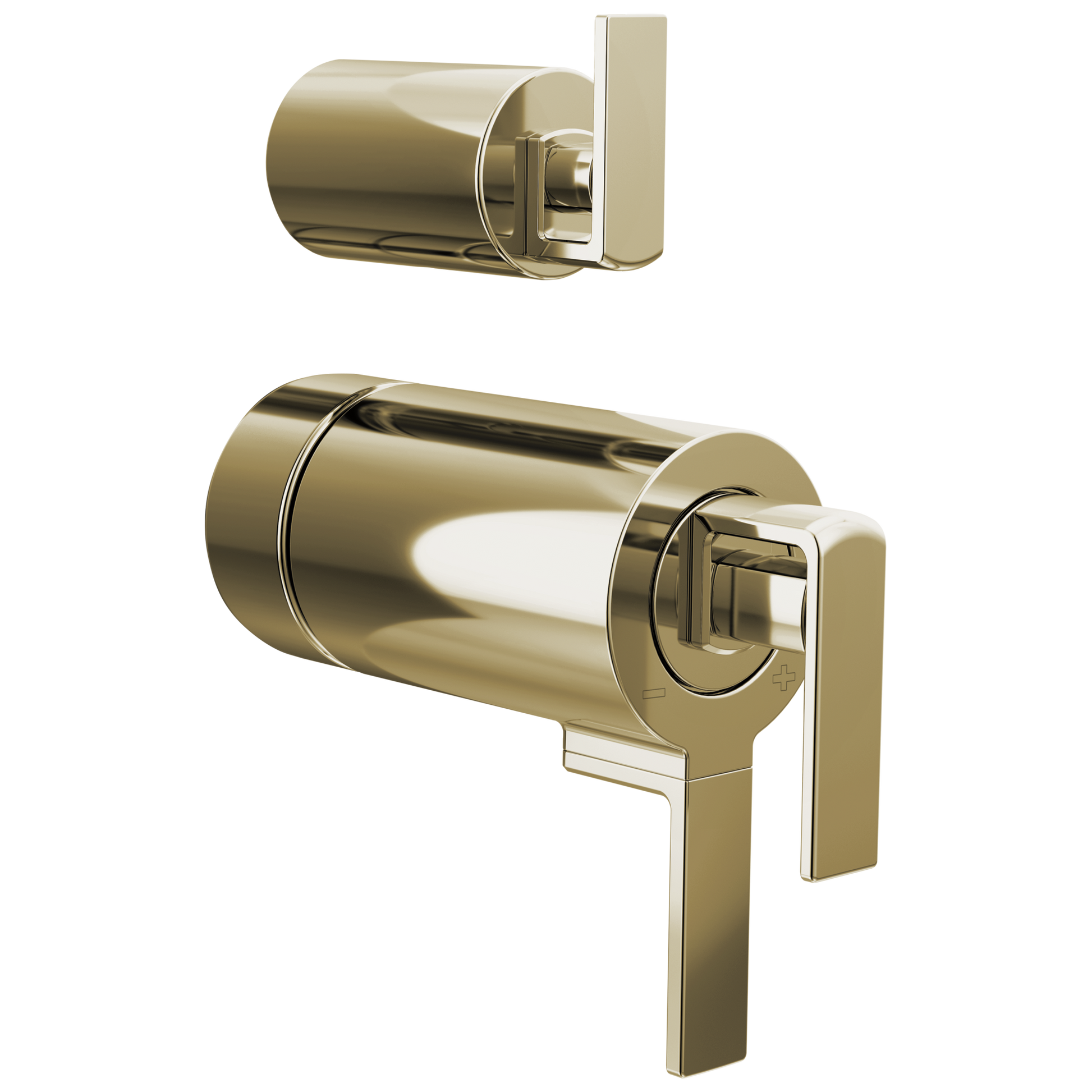 Brizo Frank Lloyd Wright HL7599 TempAssure Thermostatic Valve with Integrated Diverter Trim Gap Lever Handle Kit - Polished Nickel