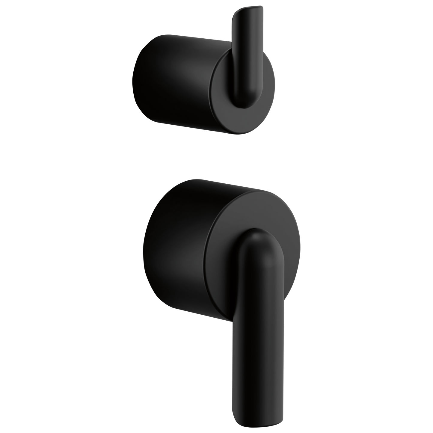 Brizo Roccesco HL75P111 Pressure Balance Valve with Integrated Diverter Trim Bent Lever Handle Kit - Matte Black