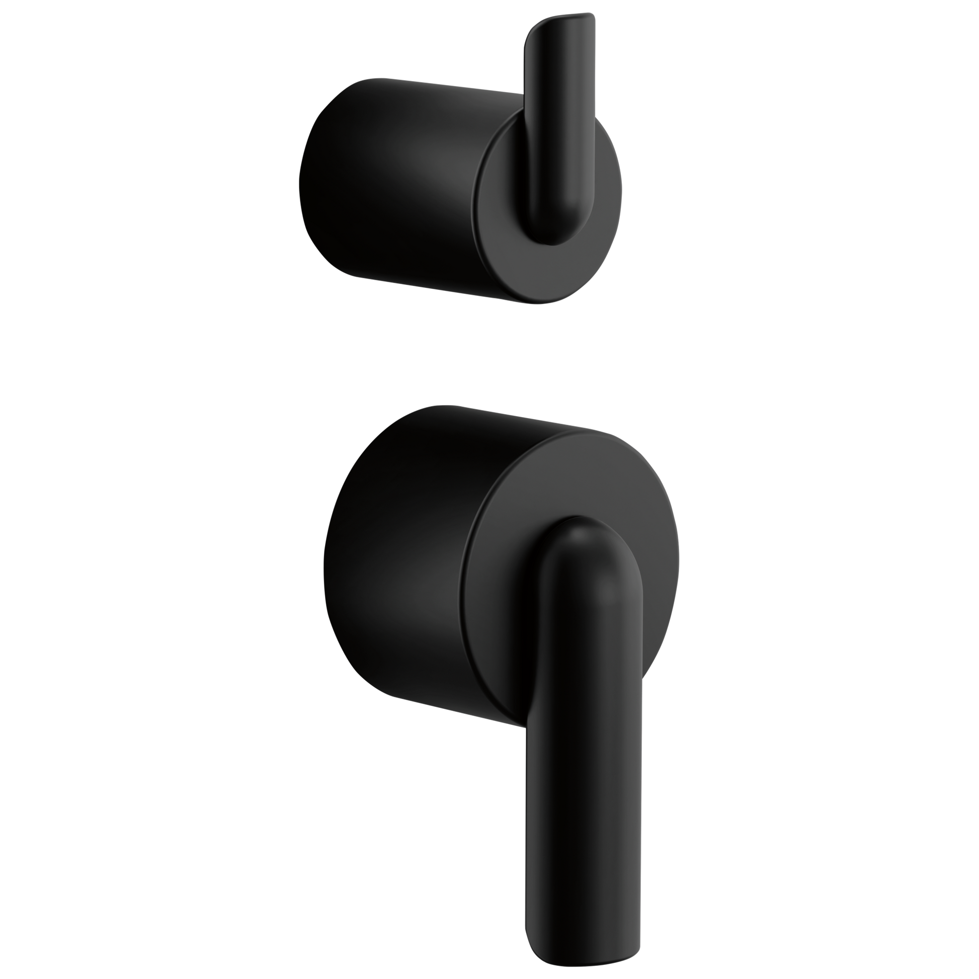 Brizo Roccesco HL75P111 Pressure Balance Valve with Integrated Diverter Trim Bent Lever Handle Kit - Matte Black