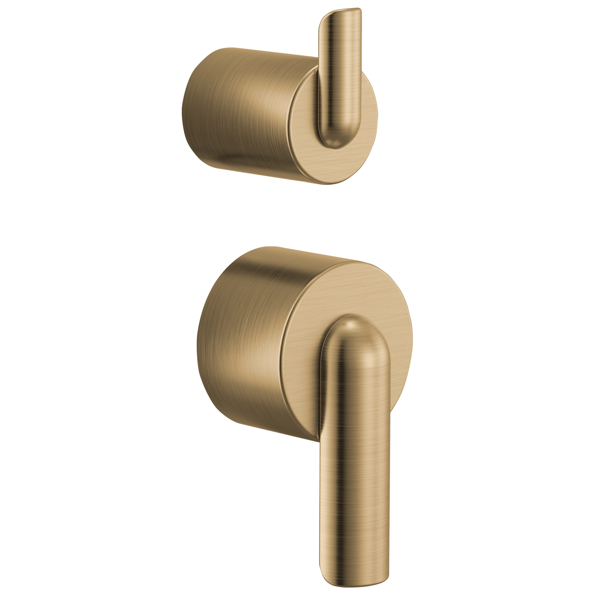 Brizo Roccesco HL75P111 Pressure Balance Valve with Integrated Diverter Trim Bent Lever Handle Kit - Luxe Gold