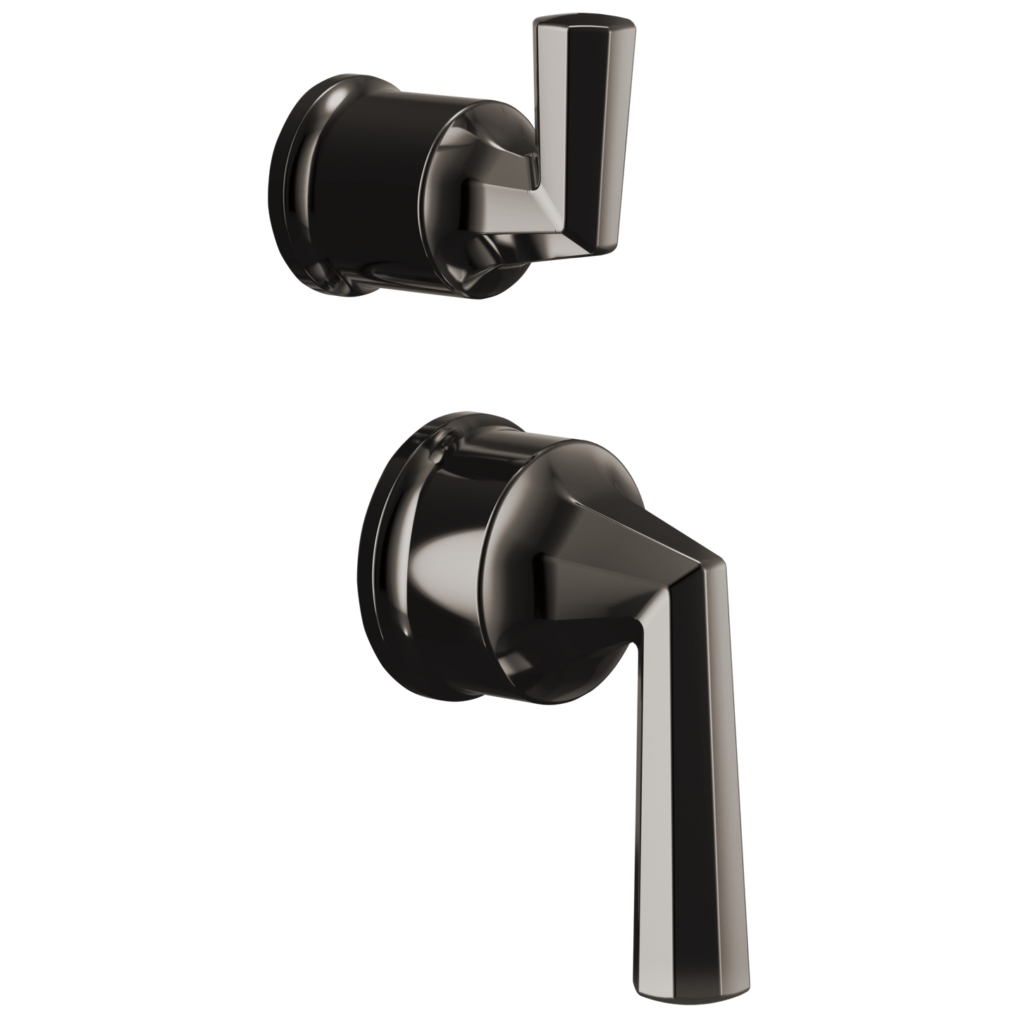 Brizo Beauclere HL75P65 Pressure Balance Valve with Integrated Diverter Trim Lever Handle Kit - Brilliance Black Onyx
