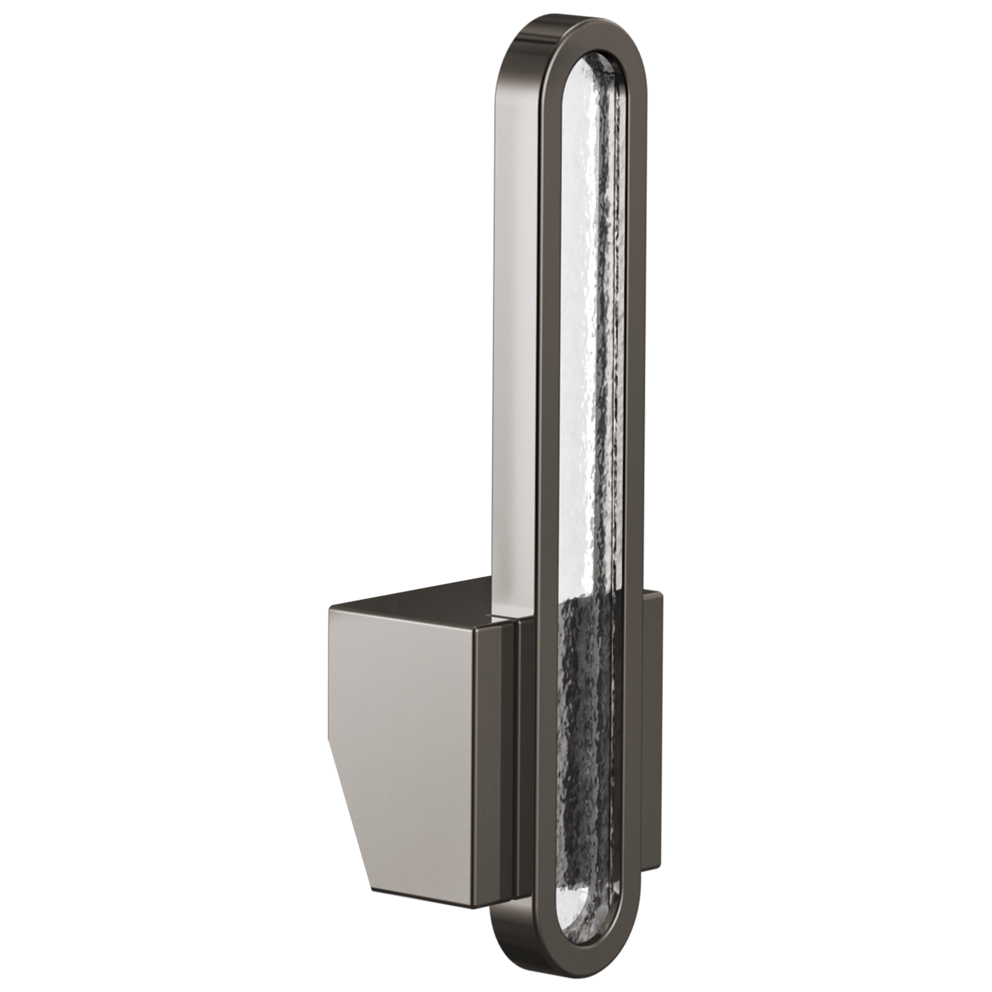 Brizo Frank Lloyd Wright HLK022 Pull-Down Kitchen Faucet Arc Lever with Glass Inlay Handle Kit​ - Brilliance Black Onyx / Clear