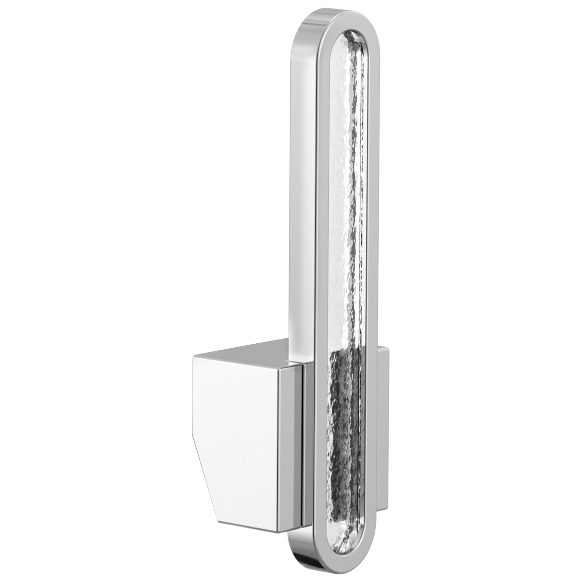 Brizo Frank Lloyd Wright HLK022 Pull-Down Kitchen Faucet Arc Lever with Glass Inlay Handle Kit​ - Polished Chrome / Clear Acrylic