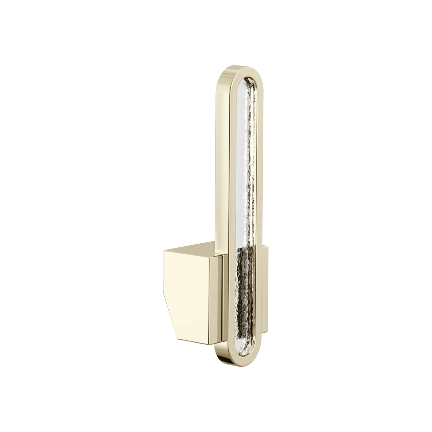 Brizo Frank Lloyd Wright HLK022 Pull-Down Kitchen Faucet Arc Lever with Glass Inlay Handle Kit​ - Polished Nickel / Clear