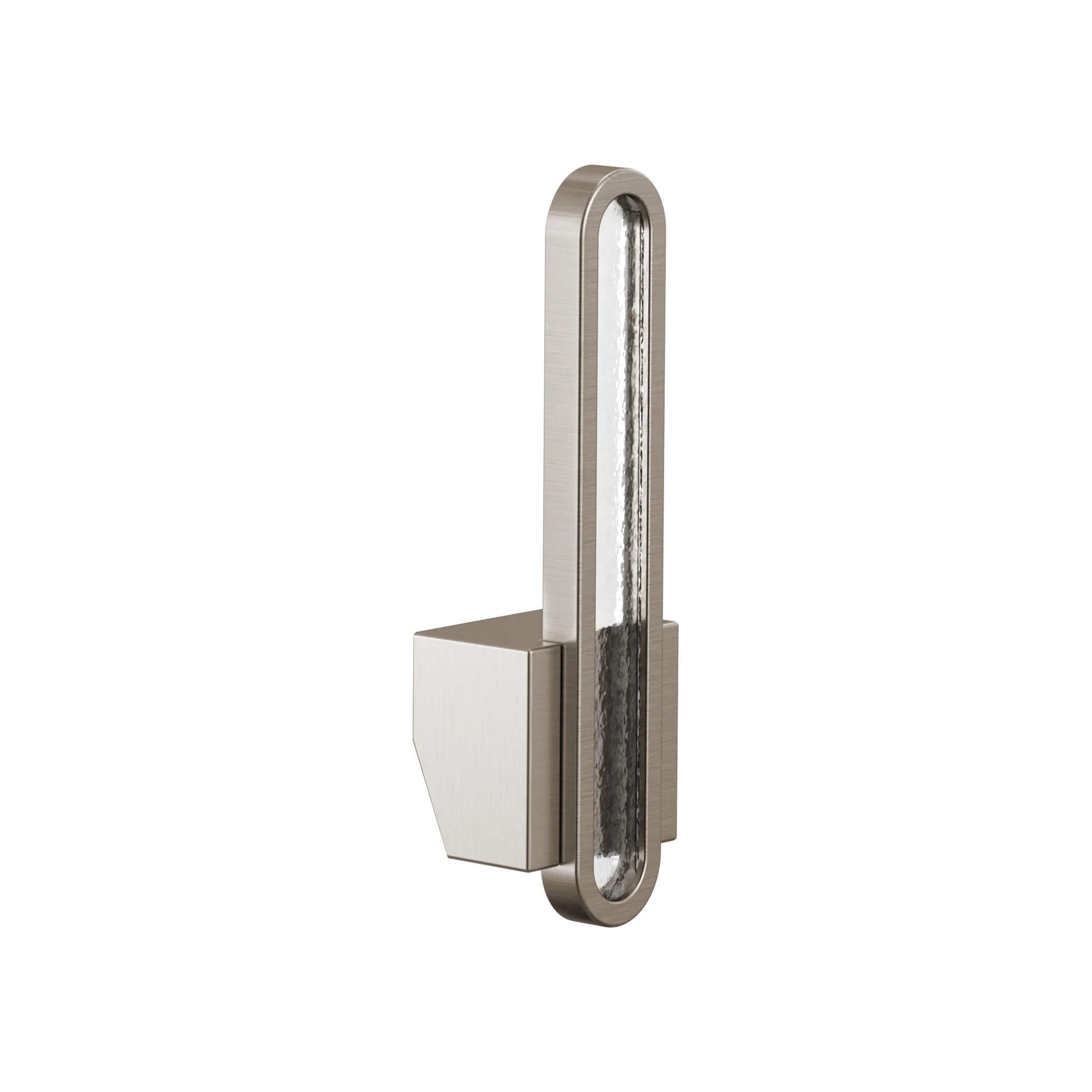 Brizo Frank Lloyd Wright HLK022 Pull-Down Kitchen Faucet Arc Lever with Glass Inlay Handle Kit​ - Stainless Steel / Clear