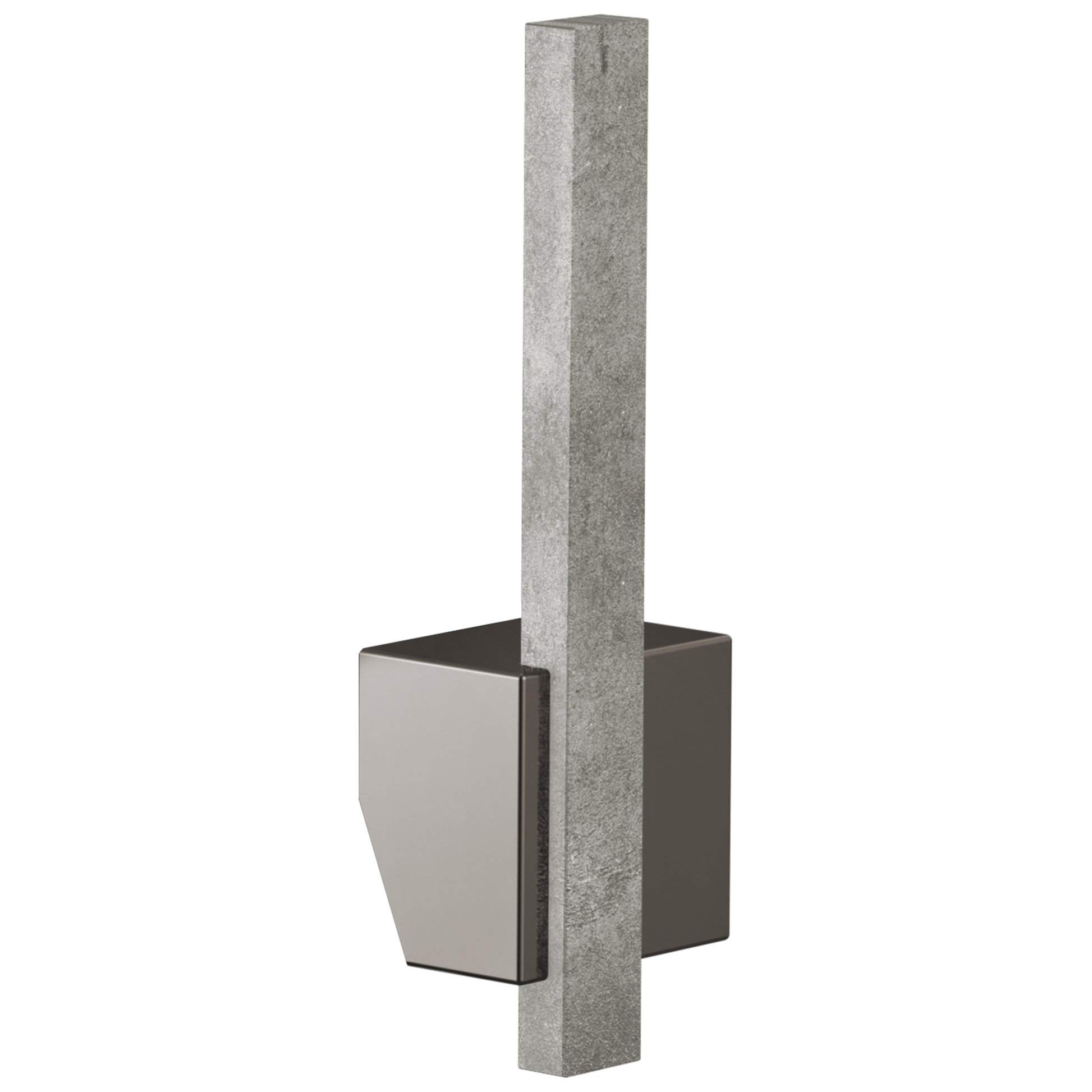 Brizo Frank Lloyd Wright HLK023 Pull-Down Kitchen Faucet Offset Concrete Lever Handle Kit​ - Brilliance Black Onyx / Concrete