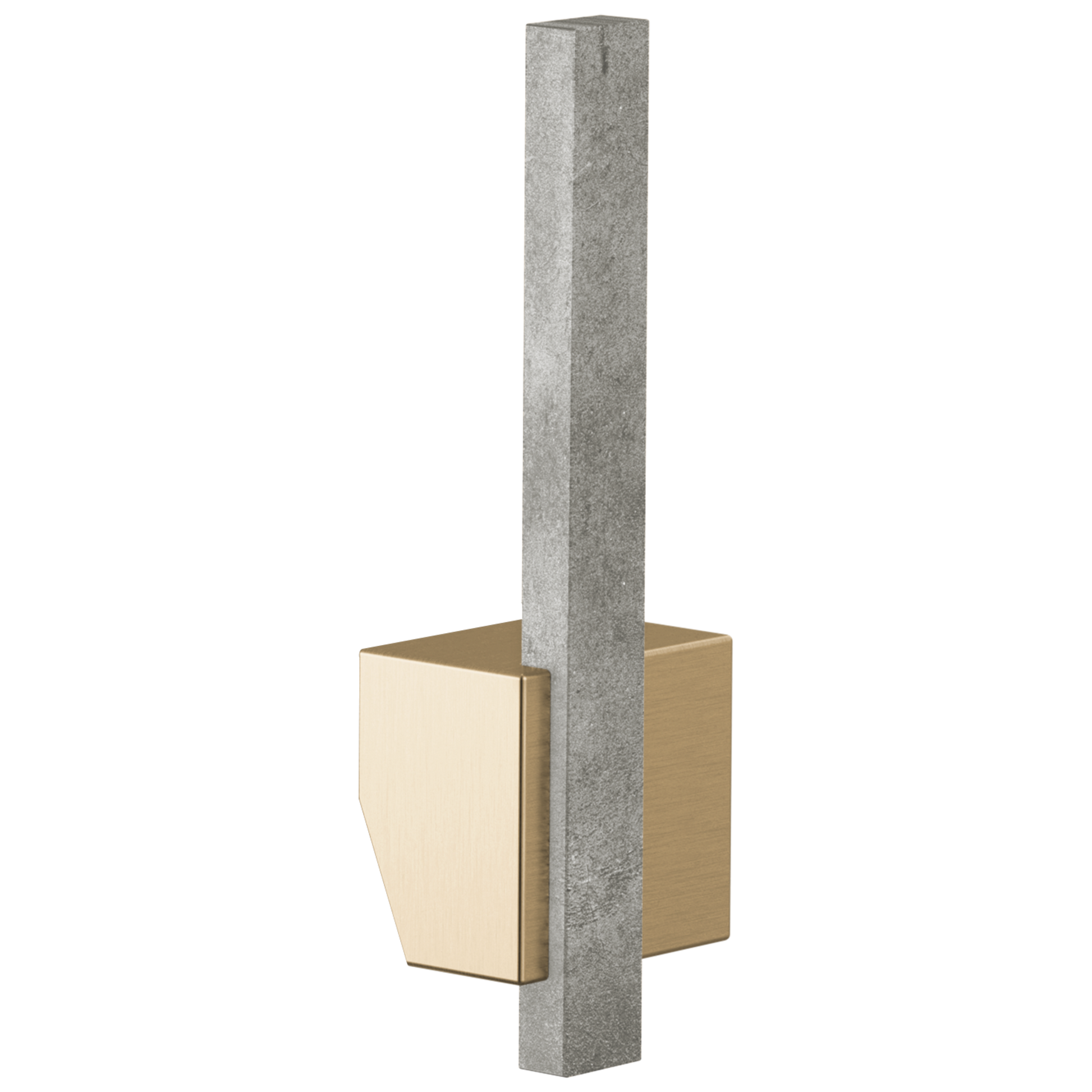 Brizo Frank Lloyd Wright HLK023 Pull-Down Kitchen Faucet Offset Concrete Lever Handle Kit​ - Luxe Gold / Concrete