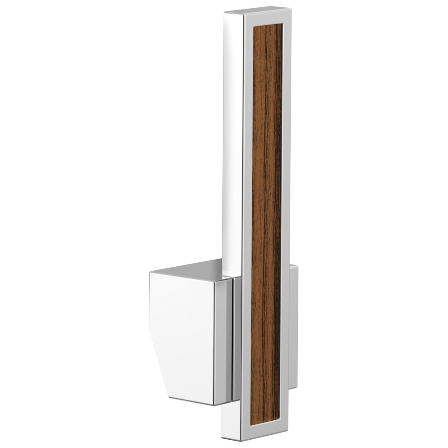 Brizo Frank Lloyd Wright HLK024 Pull-Down Kitchen Faucet Lever with Wood Inlay Handle Kit​ - Polished Chrome / Teak Wood