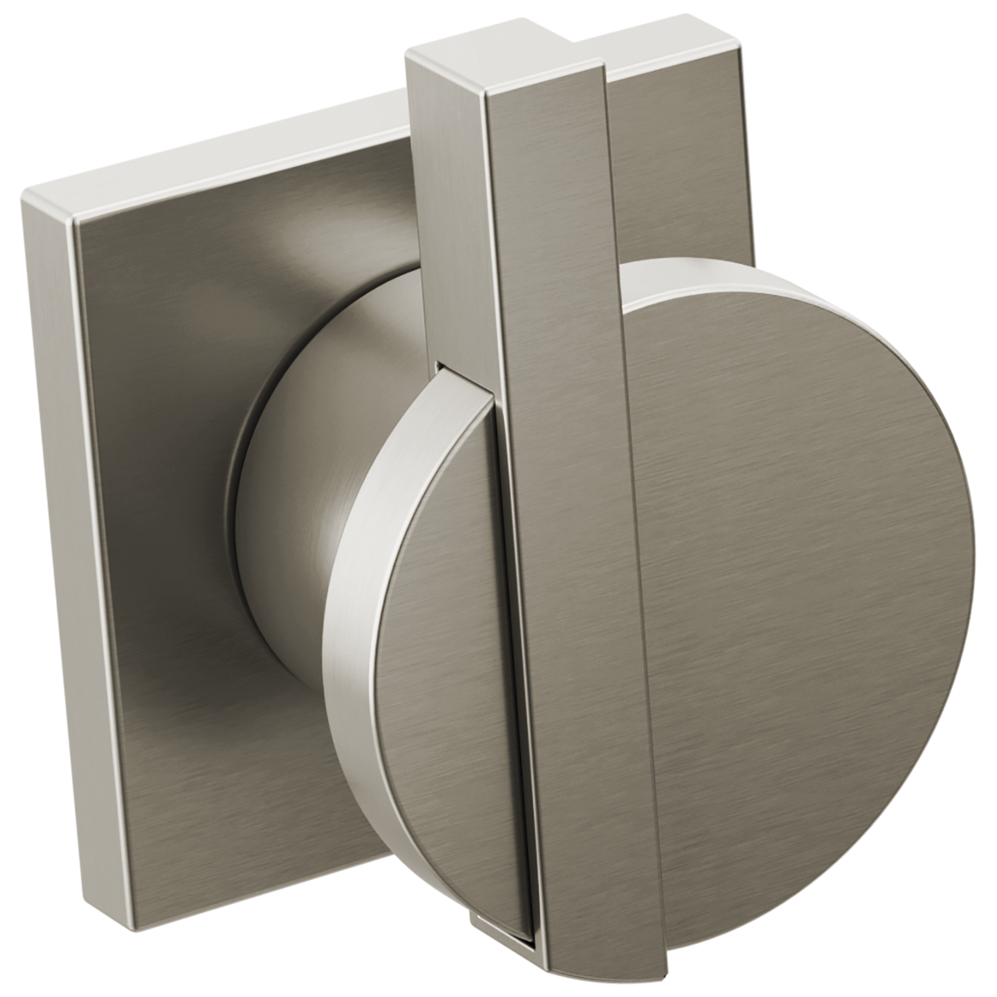 Brizo Frank Lloyd Wright HW70422 Two-Handle Wall Mount Tub Filler Lunar Handle Kit - Luxe Nickel