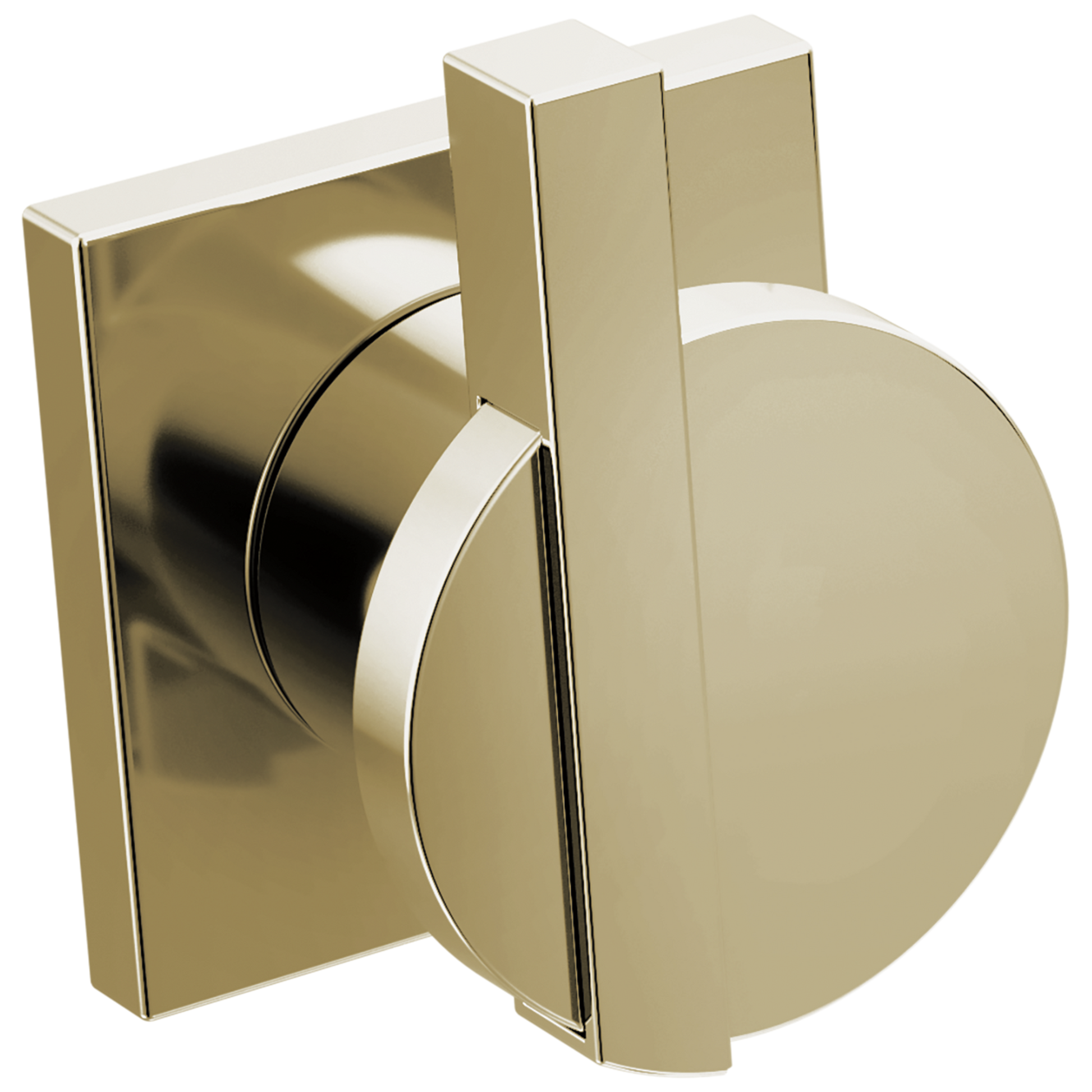 Brizo Frank Lloyd Wright HW70422 Two-Handle Wall Mount Tub Filler Lunar Handle Kit - Polished Nickel