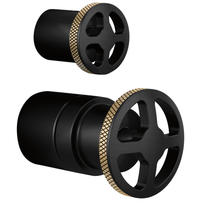 Pressure Balance Valve With Diverter Trim Handle Kit - Wheel