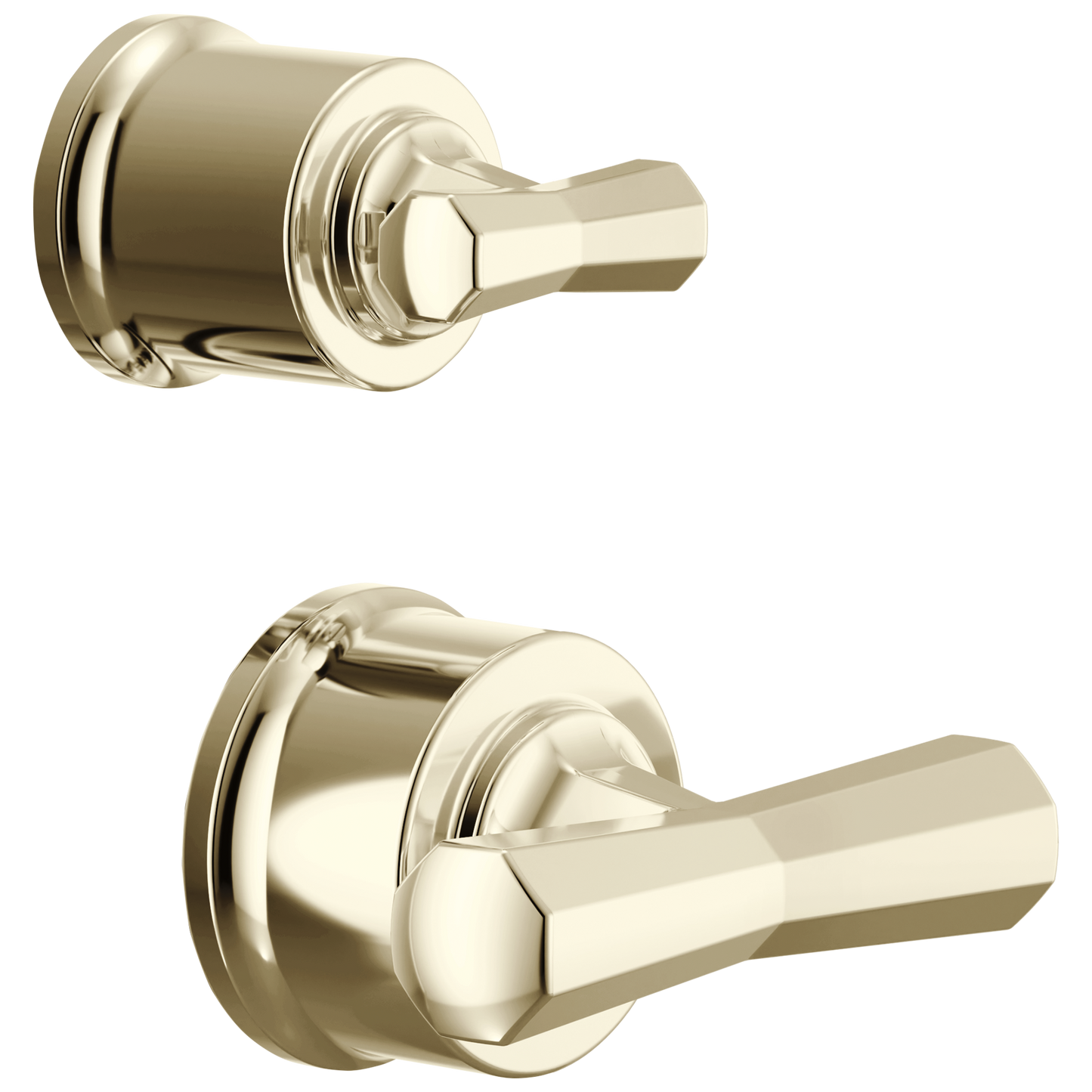 Brizo Beauclere HX75P65 Pressure Balance Valve with Integrated Diverter Trim Cross Handle Kit - Polished Nickel