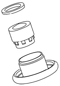 KOHLER K-1103119 Aerator Kit, 1.5 Gpm