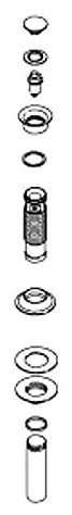 KOHLER K-1035625 Clicker Drain with Overflow