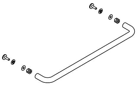 Sterling 1057704-01-PBL Towel Bar Kit 24