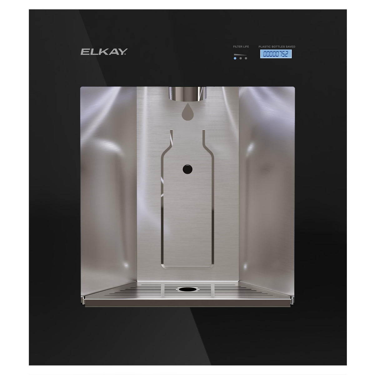 Elkay Liv Filtered and Chilled Water Dispenser Midnight Black