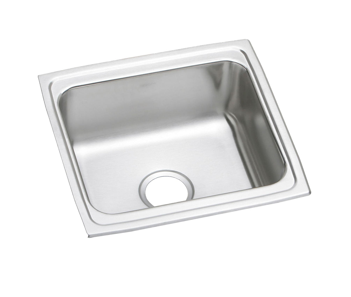 Elkay Lustertone Classic Stainless Steel 19" x 18" x 6" 0-Hole Single Bowl Drop-in Bar ADA Sink