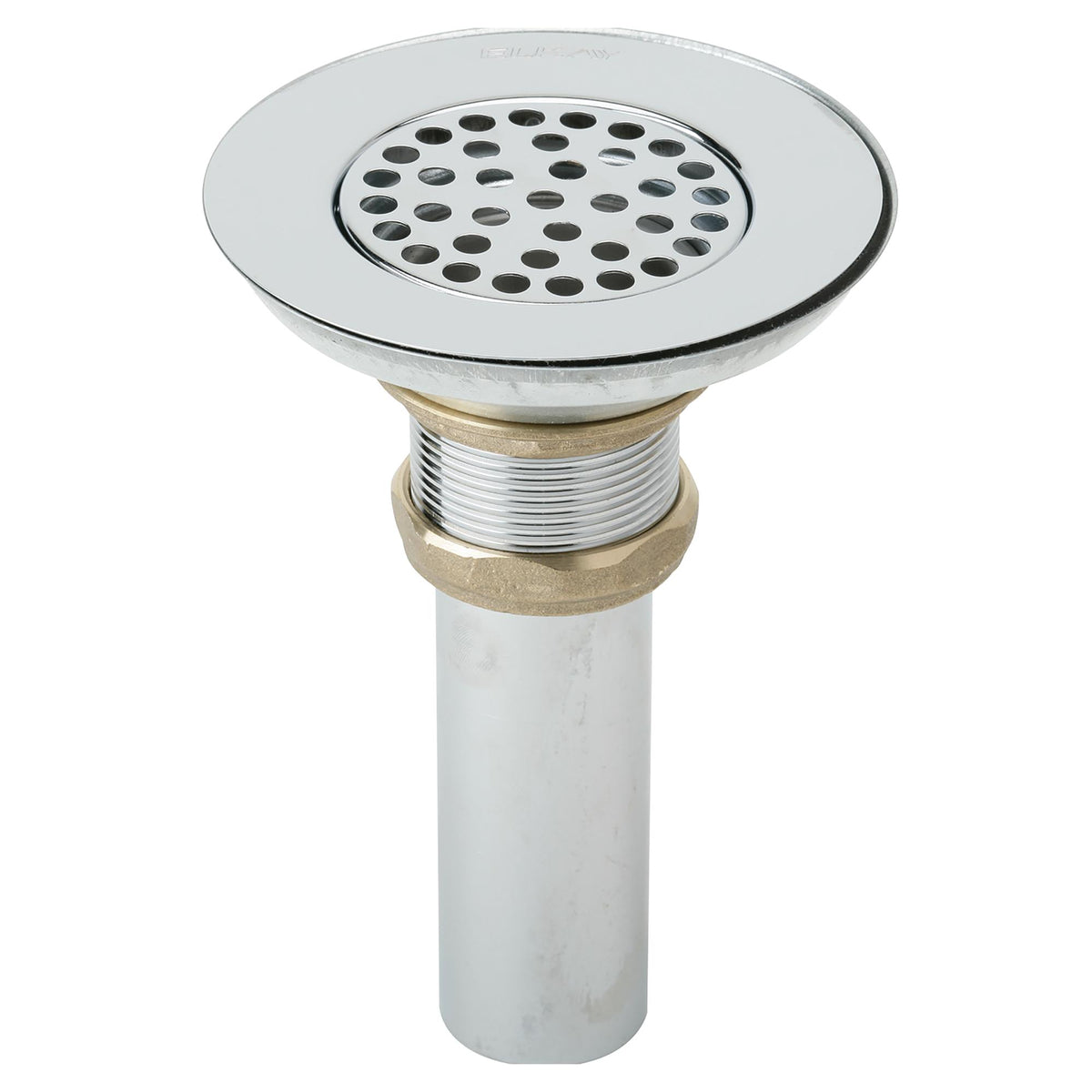Elkay 3-1/2" Drain Nickel Plated Brass Body Strainer and Tailpiece
