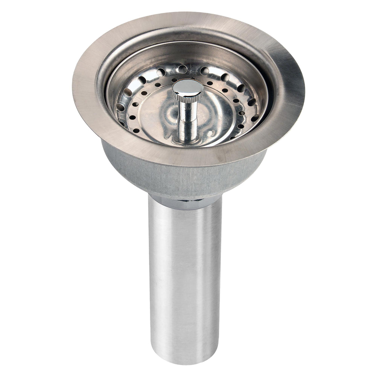 Elkay 3-1/2" Drain Fitting Stainless Steel Body with Strainer Basket Matte Finish