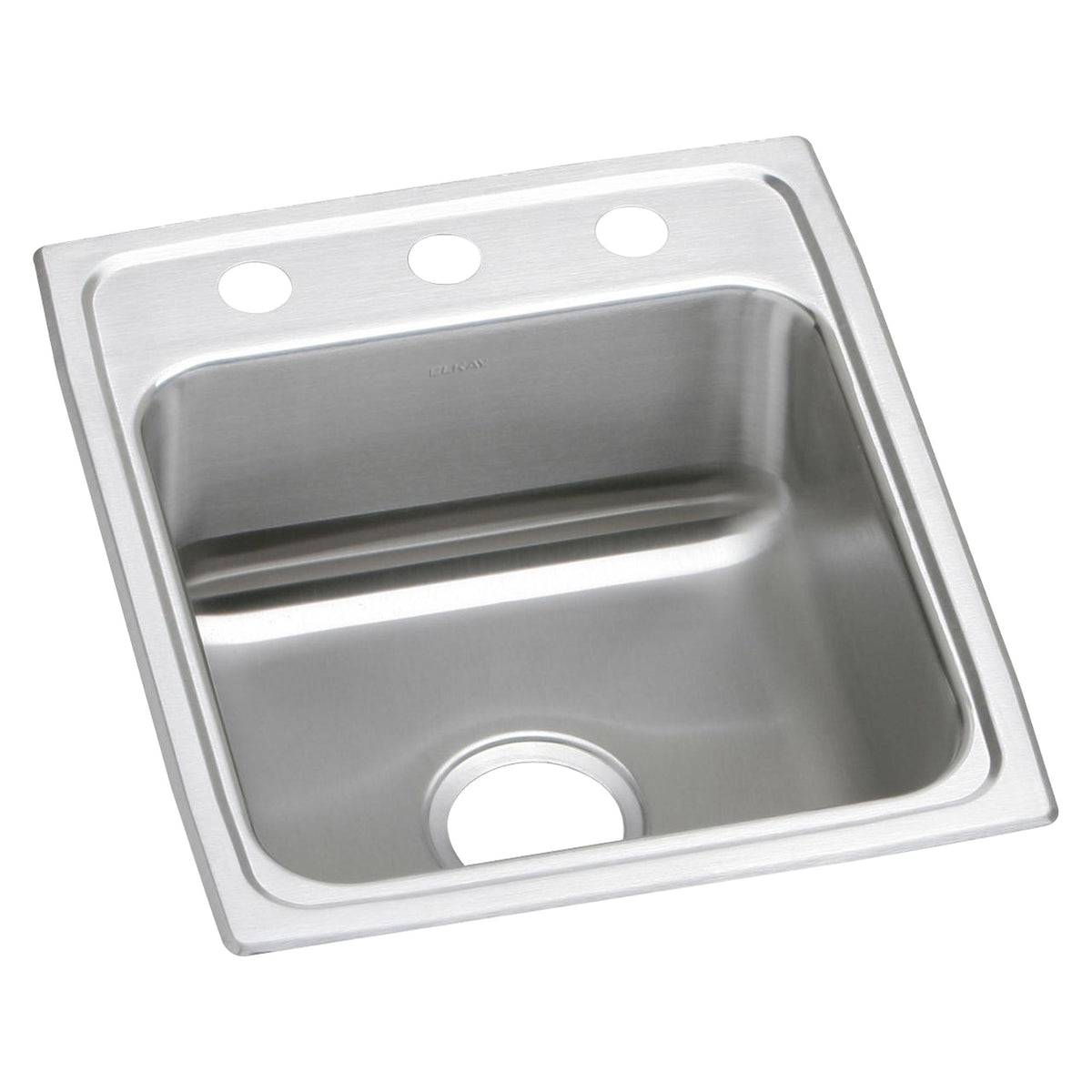 Elkay Lustertone Classic Stainless Steel 17" x 20" x 4" OS4-Hole Single Bowl Drop-in ADA Sink