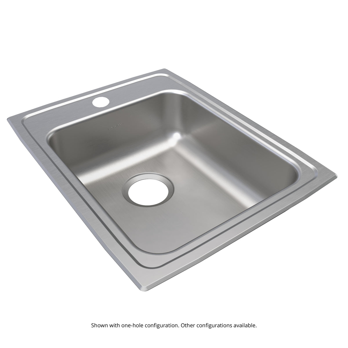 Elkay Lustertone Classic Stainless Steel 17" x 22" x 6" OS4-Hole Single Bowl Drop-in ADA Sink