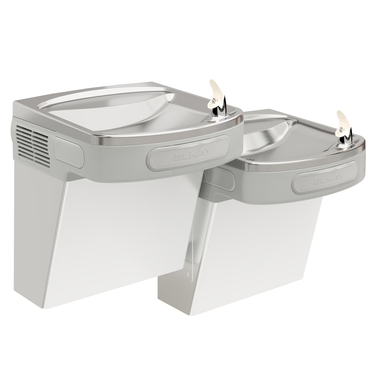 Elkay Versatile Wall Mount Bi-level ADA Cooler Filtered Refrigerated Stainless