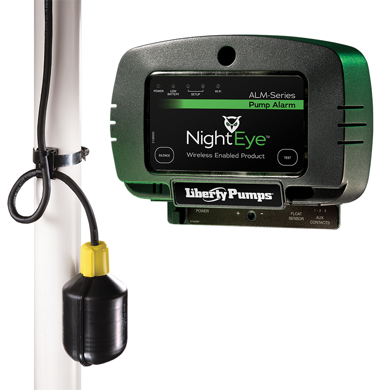 Liberty ALM-2-EYE Wireless Enabled Pump Alarm | NightEye