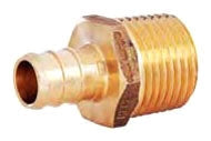 1/2" Brass PEX Crimp x MPT Adapter