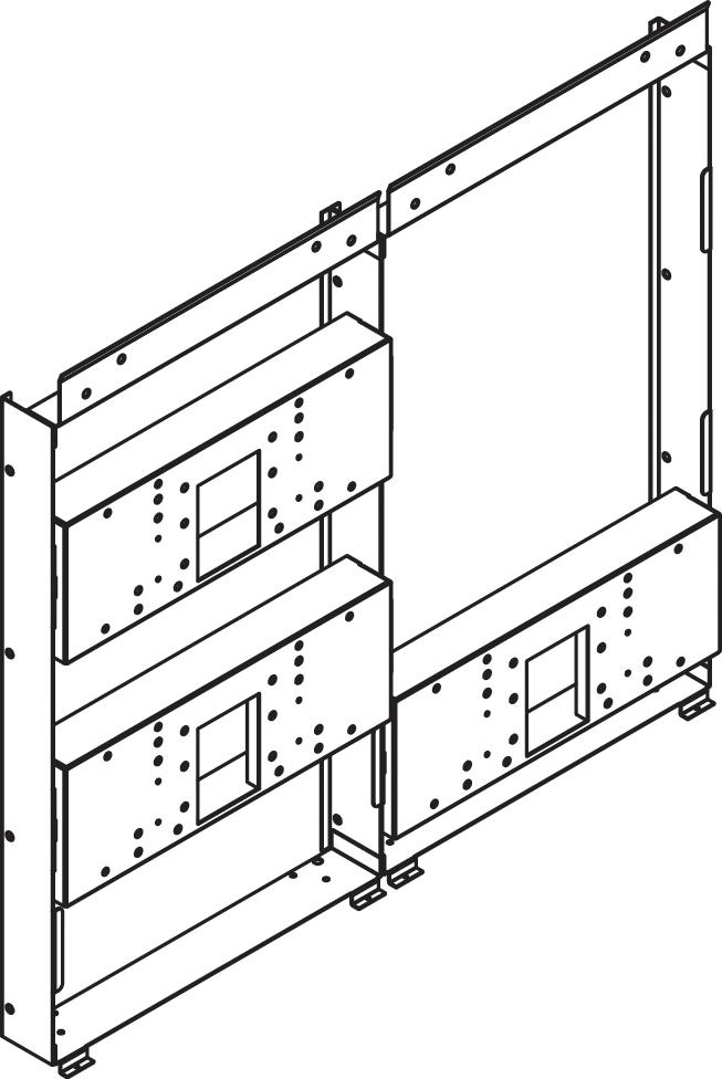 Elkay Mounting Frame for Bi-level In-wall Non-refrigerated Bottle Filling Stations With Integral Fountain