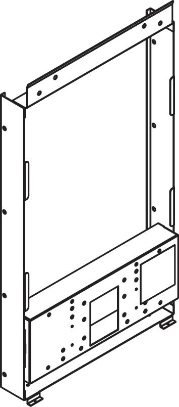 Elkay Mounting Frame for Single-station In-wall Non-refrigerated SwirlFlo Bottle Filling Stations