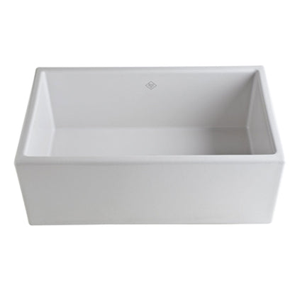 Shaws MS3318 33" Shaker Single Bowl Apron Front Fireclay Kitchen Sink