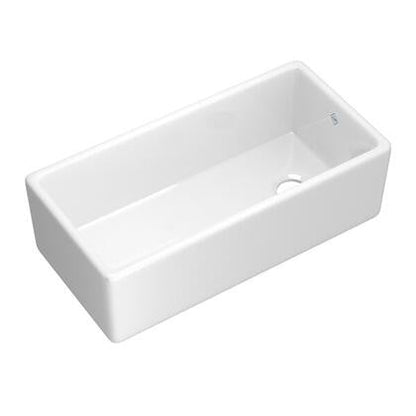 Shaws MS3918 39" Shaker Double Bowl Apron Front Fireclay Kitchen Sink