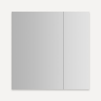 Robern M Reserve M Series Reserve Cabinet, 30" × 30" × 4", Double Door, Polished Edge, Electric+ Upgrade