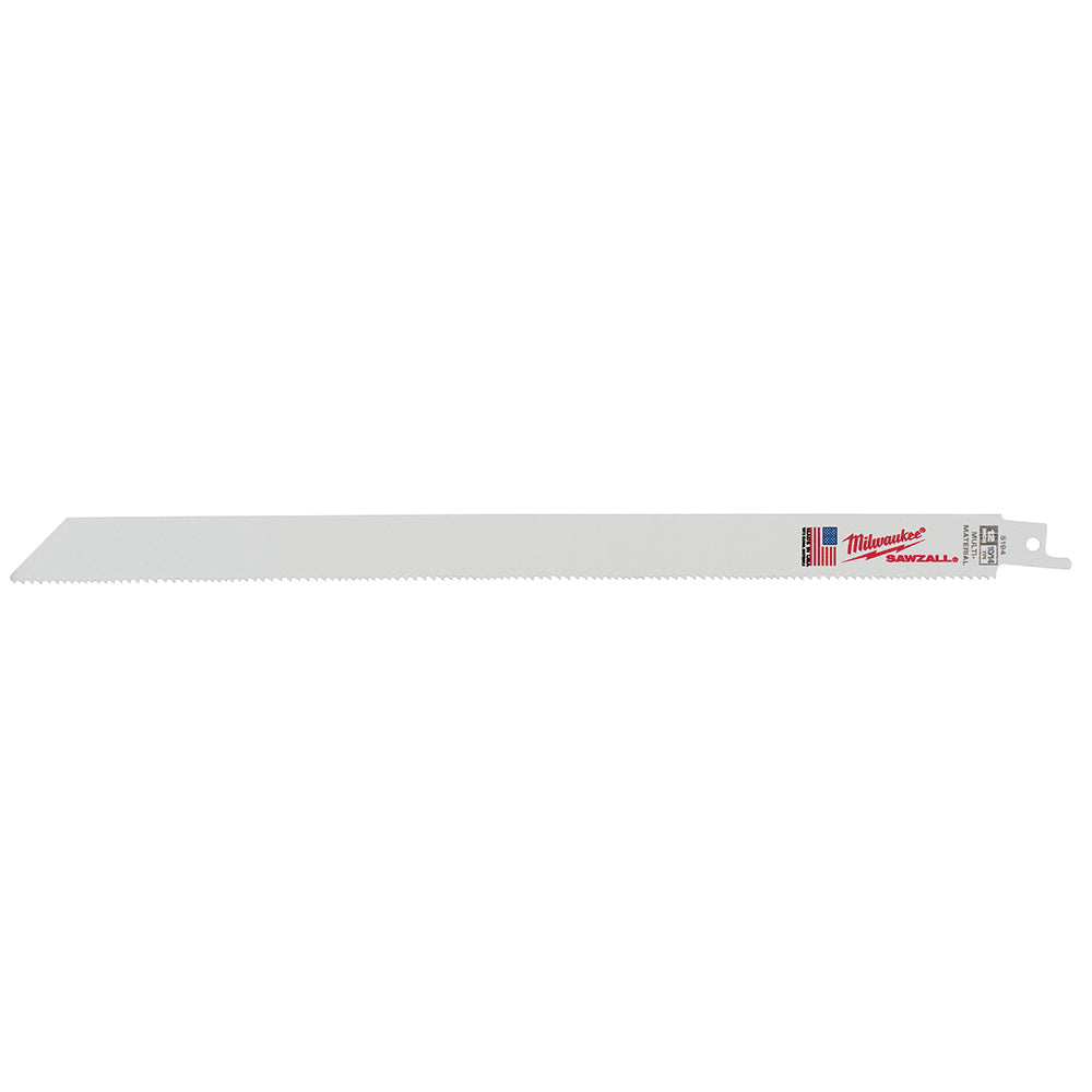 Milwaukee 48-00-5194 12" | 10/14-TPI SAWZALL Blades (Pack of 5)