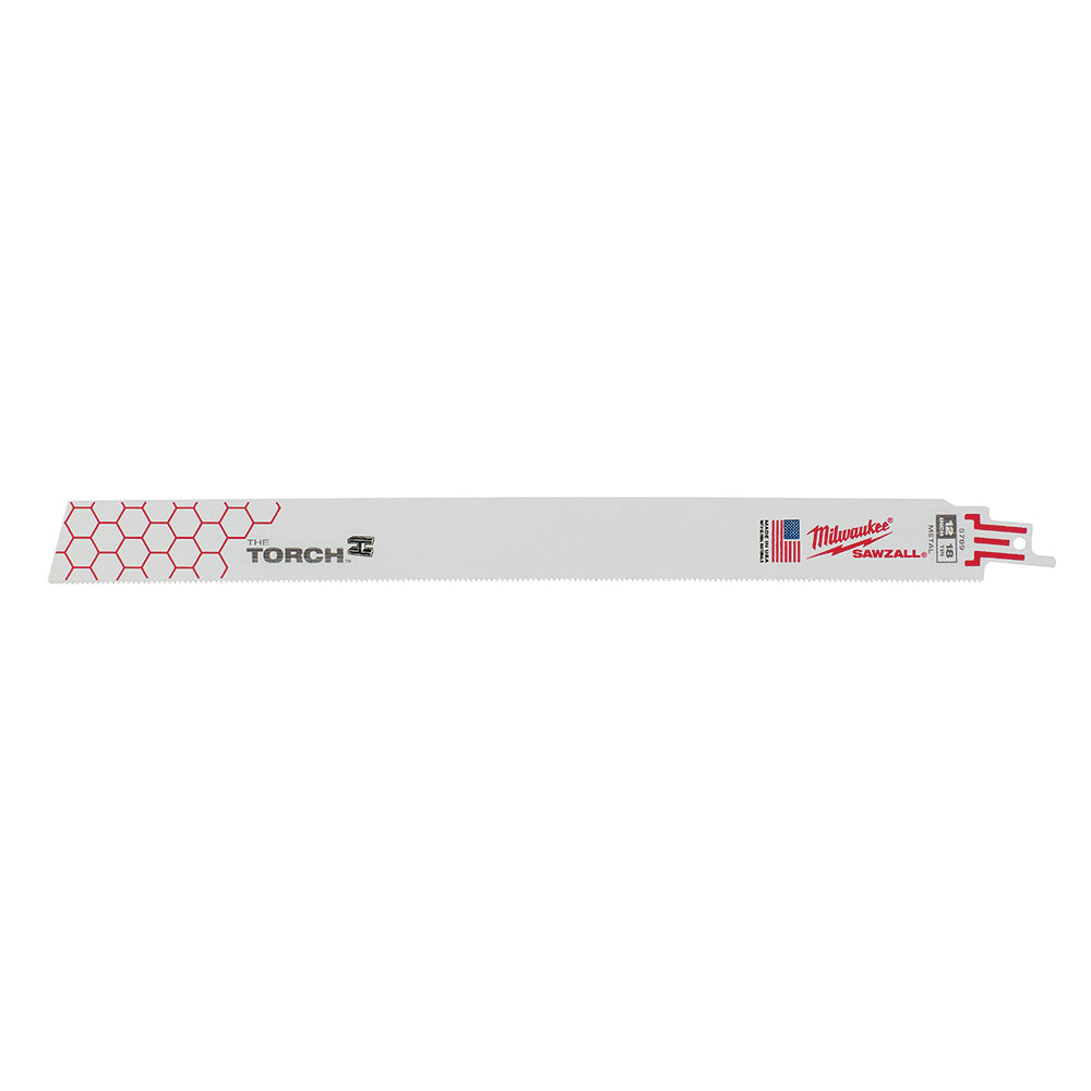 Milwaukee 48-00-5789 12" | 18-TPI The Torch SAWZALL Blades (Pack of 5)