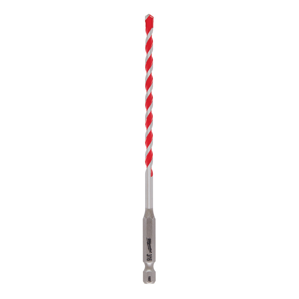 Milwaukee 48-20-9006 3/16" x 4" x 6" SHOCKWAVE Impact Duty Carbide Hammer Drill Bit
