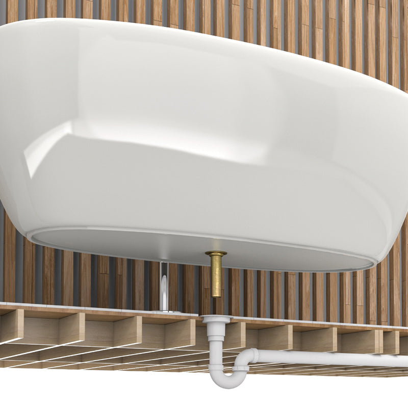 Oatey FTD5135P 1916 Collection PVC Freestanding Tub Drain Kit