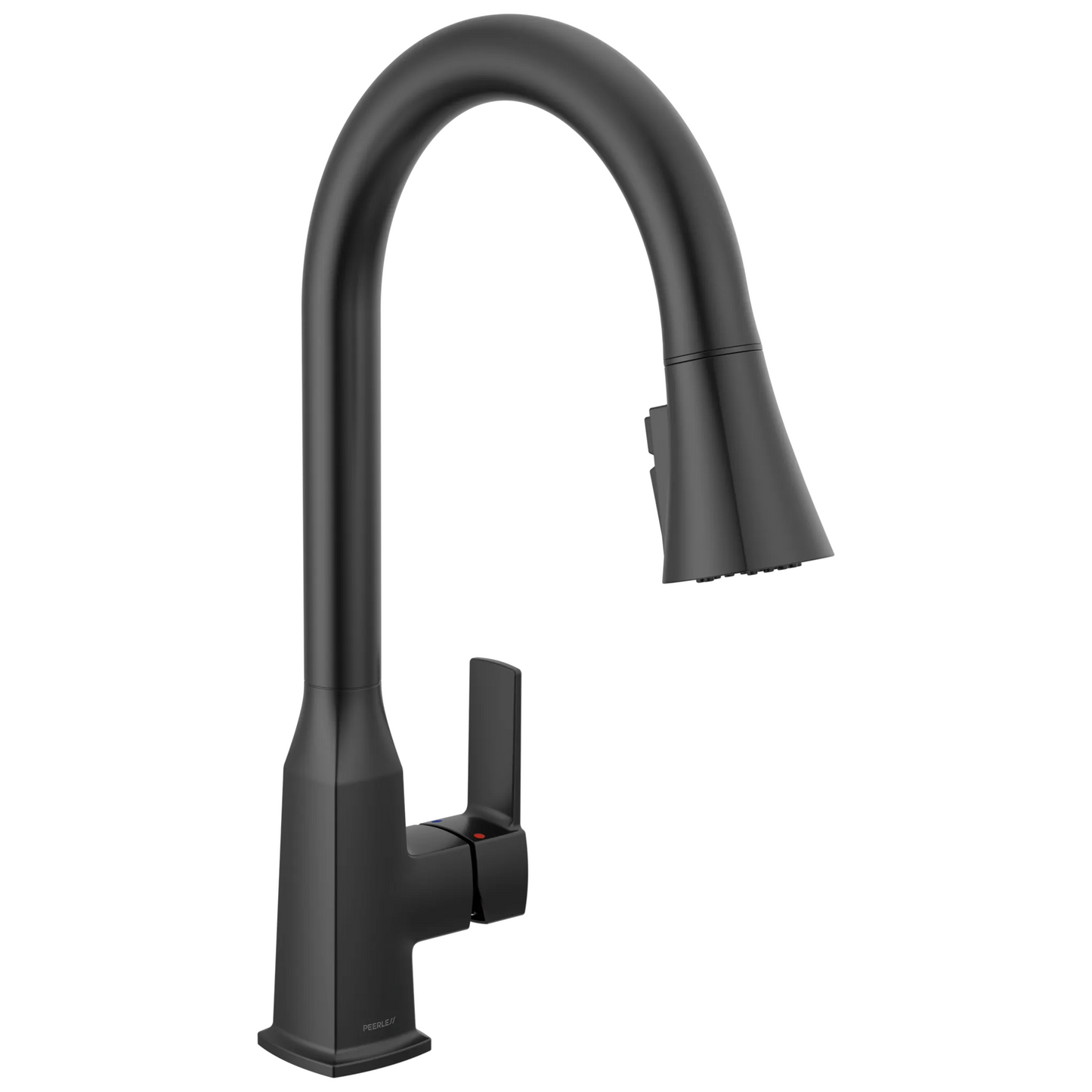 Peerless Ezra P7971LF Single-Handle Pull-down Kitchen Faucet - Matte Black