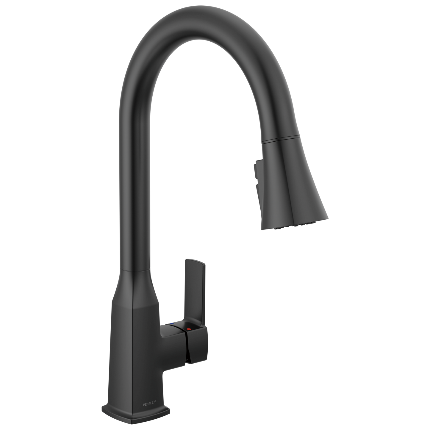 Peerless Ezra P7971LF Single-Handle Pull-down Kitchen Faucet - Matte Black