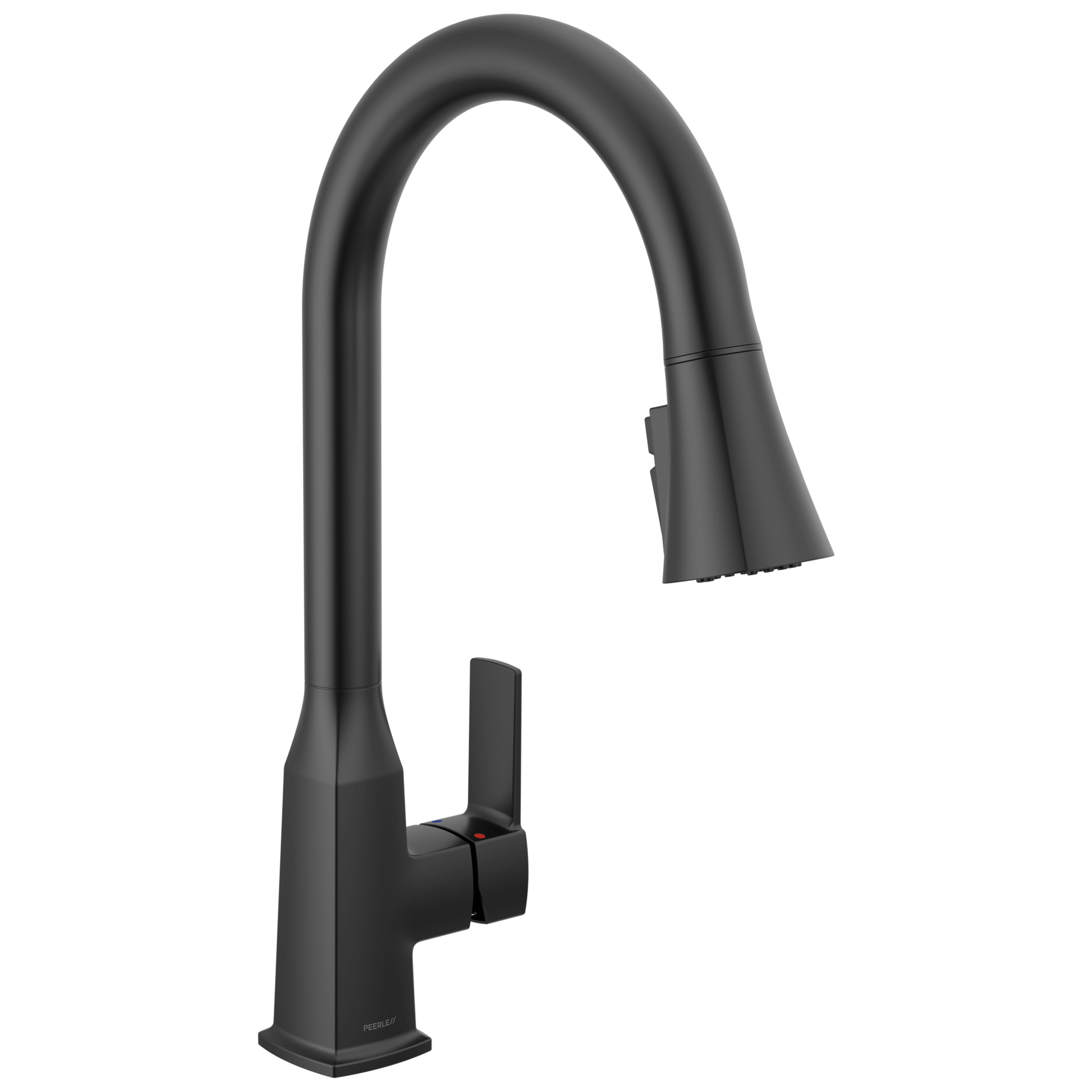 Peerless Ezra P7971LF Single-Handle Pull-down Kitchen Faucet - Matte Black