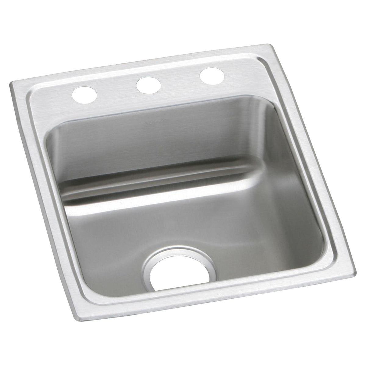 Elkay Celebrity Stainless Steel 17" x 20" x 7-1/8" 3-Hole Single Bowl Drop-in Sink