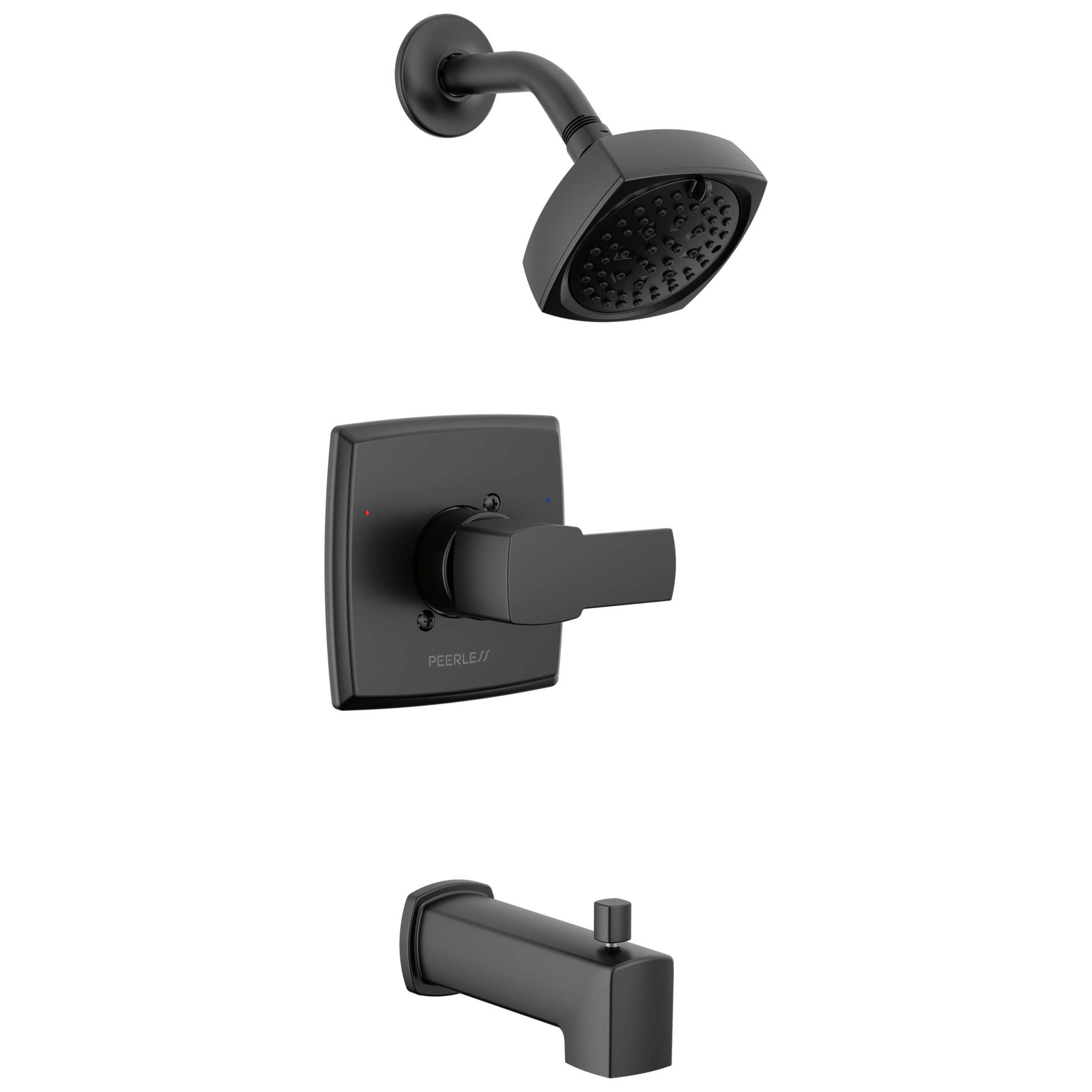 Peerless Ezra PTT14471 Tub and Shower Trim Kit - Matte Black