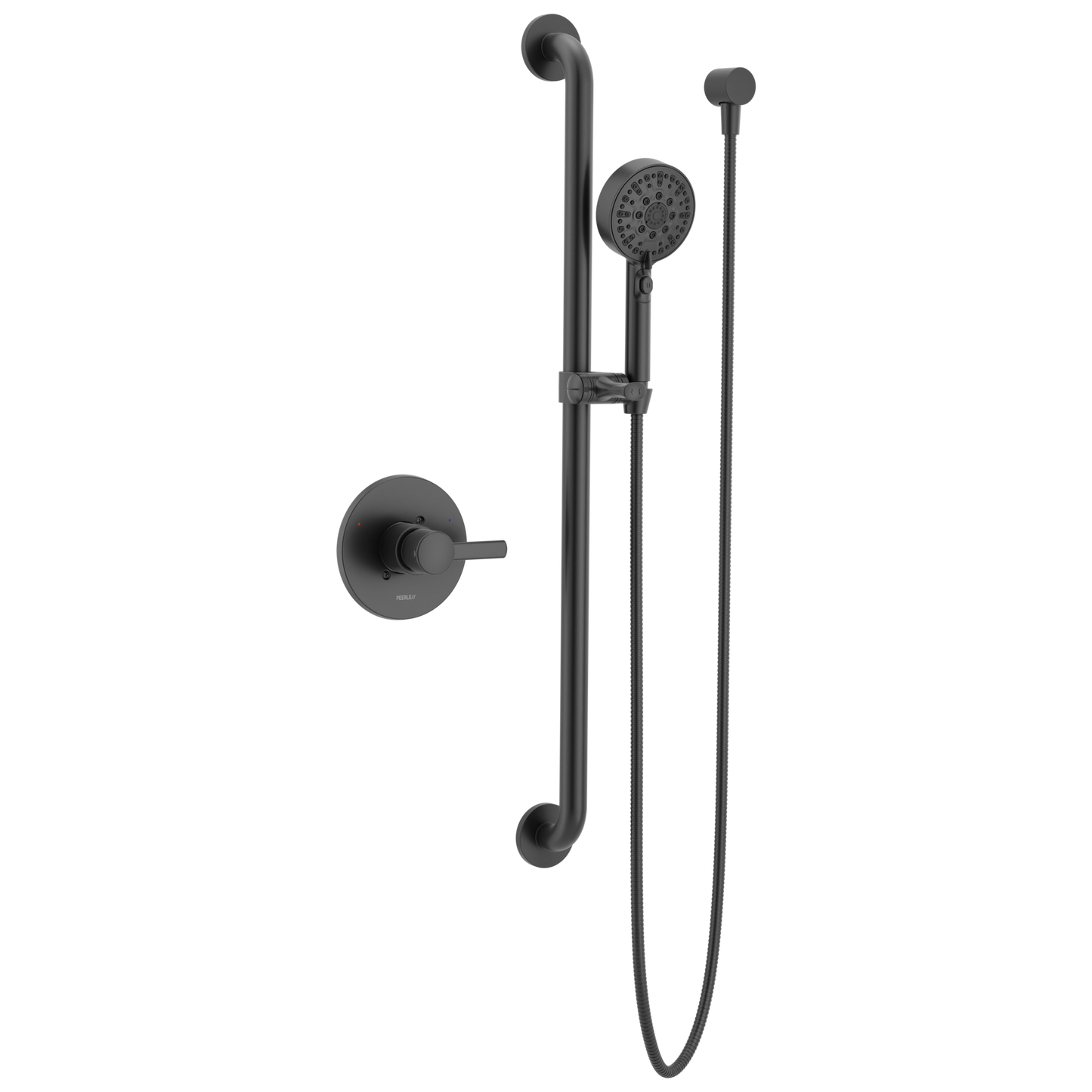 Peerless Precept PTT24347 ADA Valve Only with Hand Shower - Matte Black