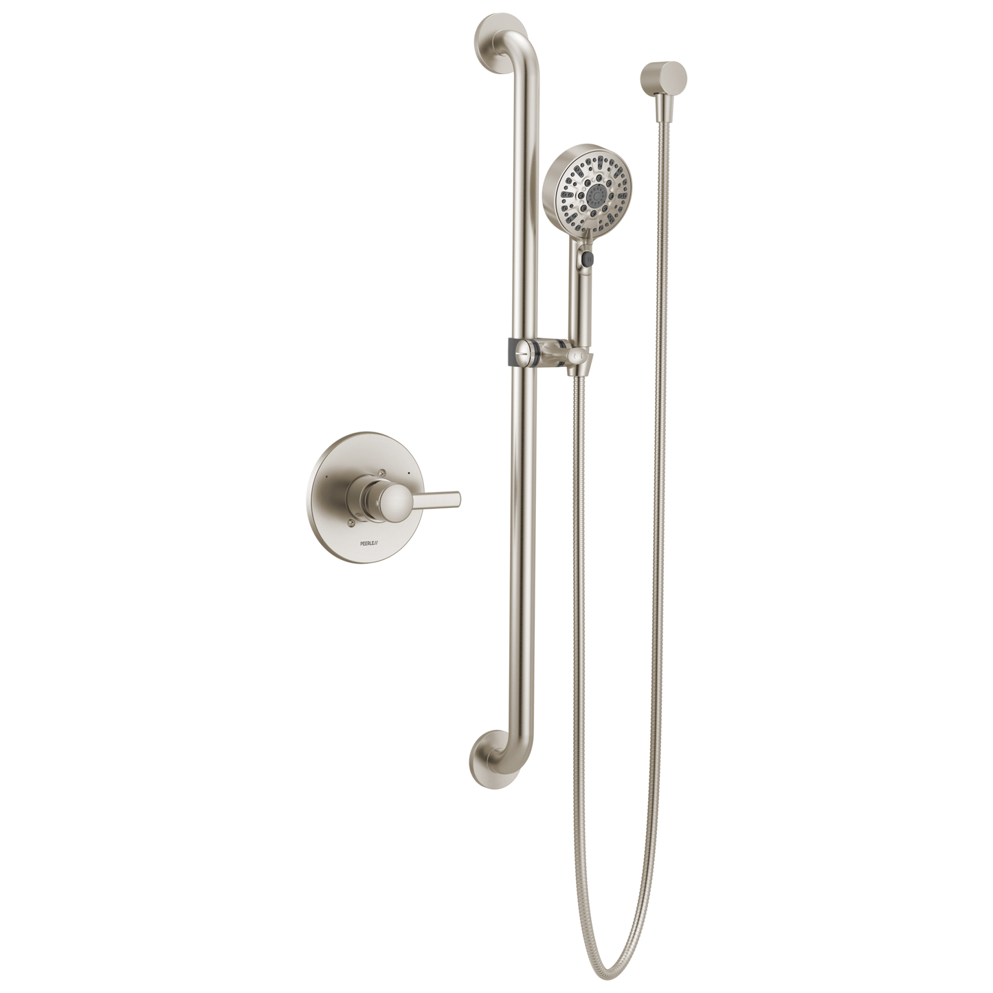 Peerless Precept PTT24347 ADA Valve Only with Hand Shower - Brushed Nickel