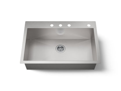 KOHLER K-RH20912 Lyric 32" Undermount Single-bowl Kitchen Sink - angled product view