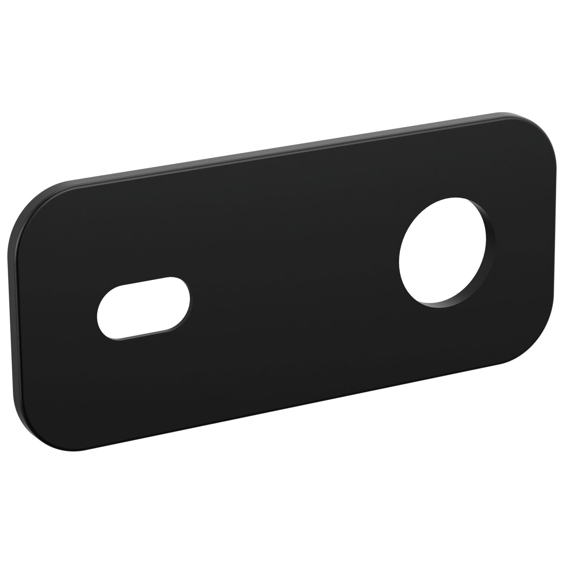 Brizo Roccesco RP103996BL Optional Wall Plate Lavatory Escutcheon - Matte Black