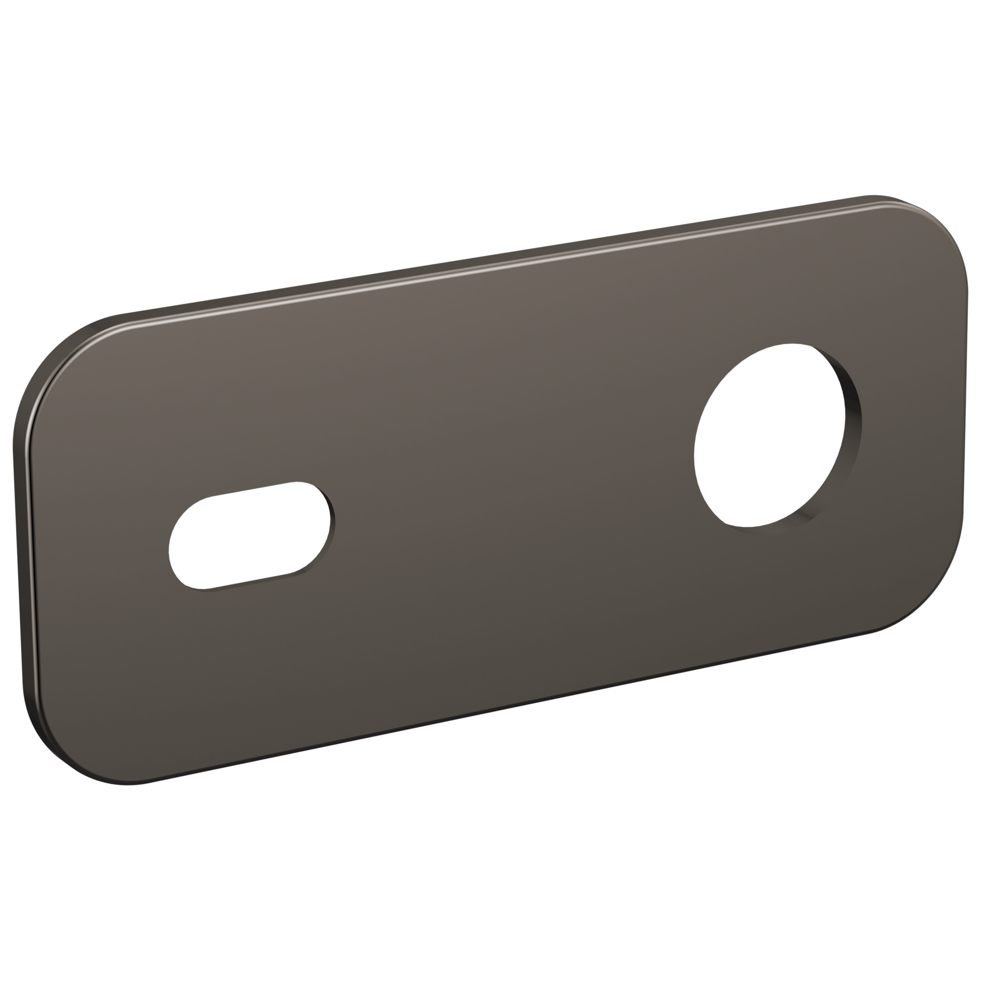 Brizo Roccesco RP103996BNX Optional Wall Plate Lavatory Escutcheon - Brilliance Black Onyx