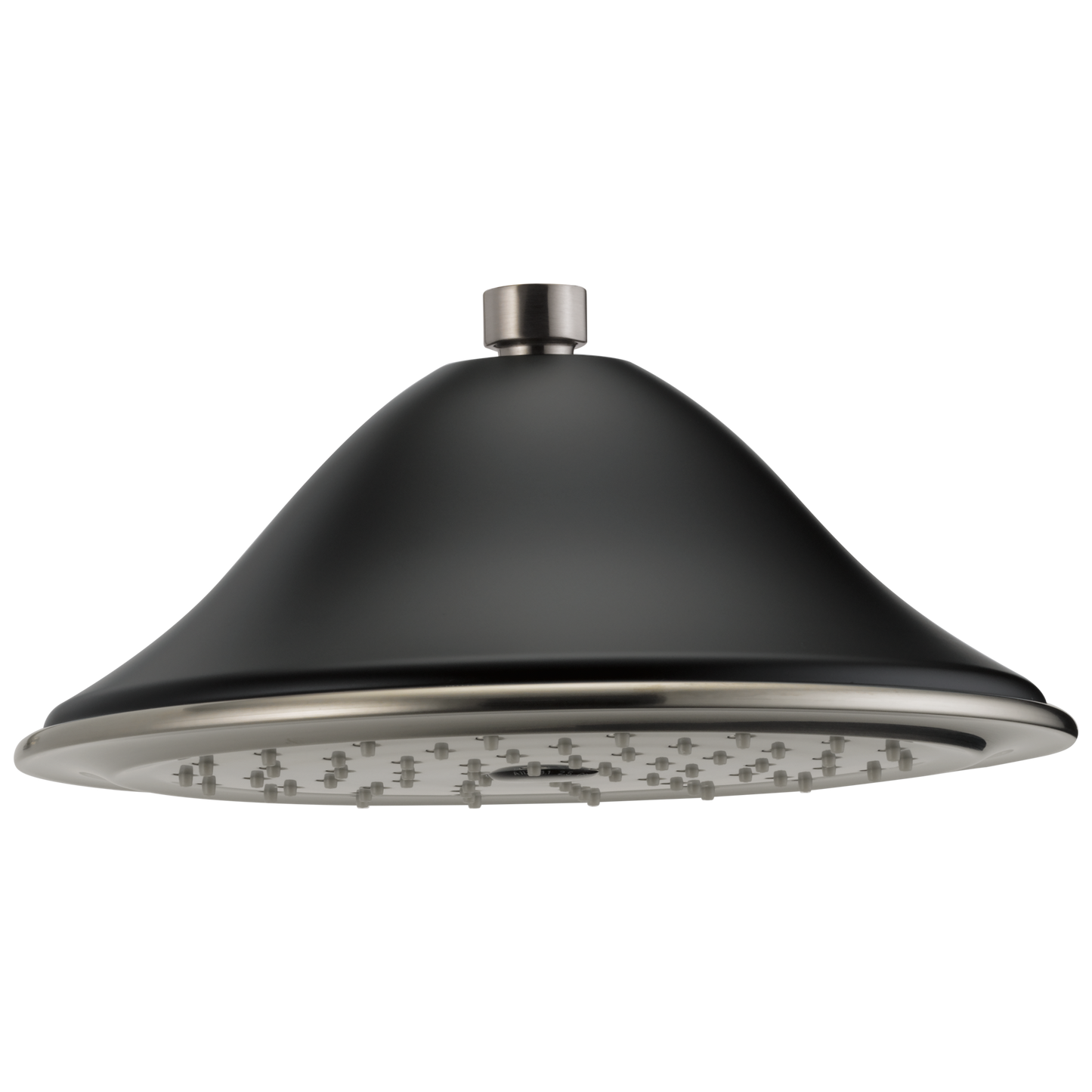 Brizo Brizo Traditional RP52090NKBL 9 3/8" Single-Function Round Raincan Shower Head - Luxe Nickel /Matte Black